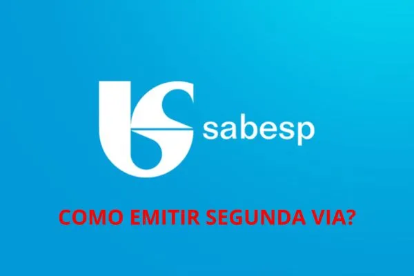 Sabesp segunda via